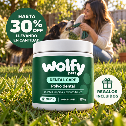 Polvo Dental Anti-Sarro para Perros